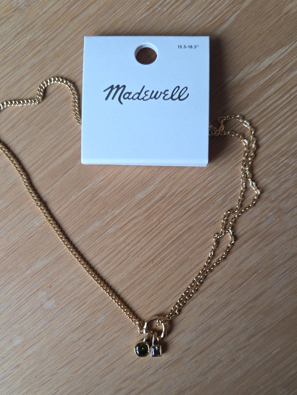 Madewell Gem Layered Necklace